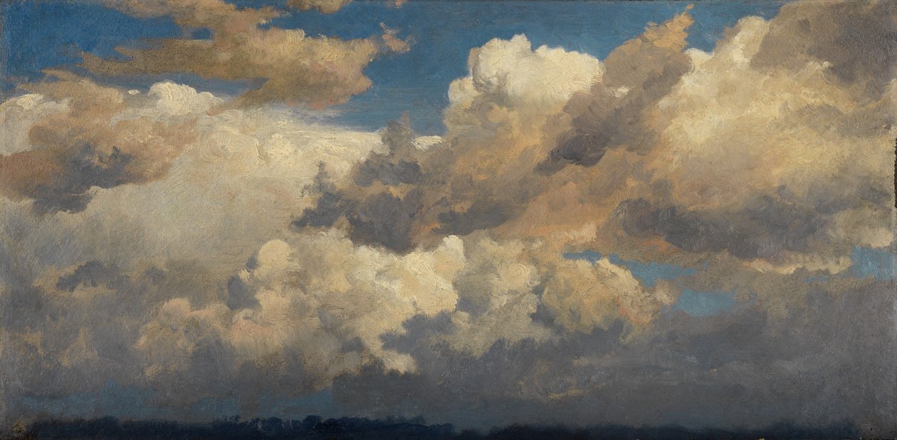Estudio sobre las nubes de Johann Wilhelm Schirmer