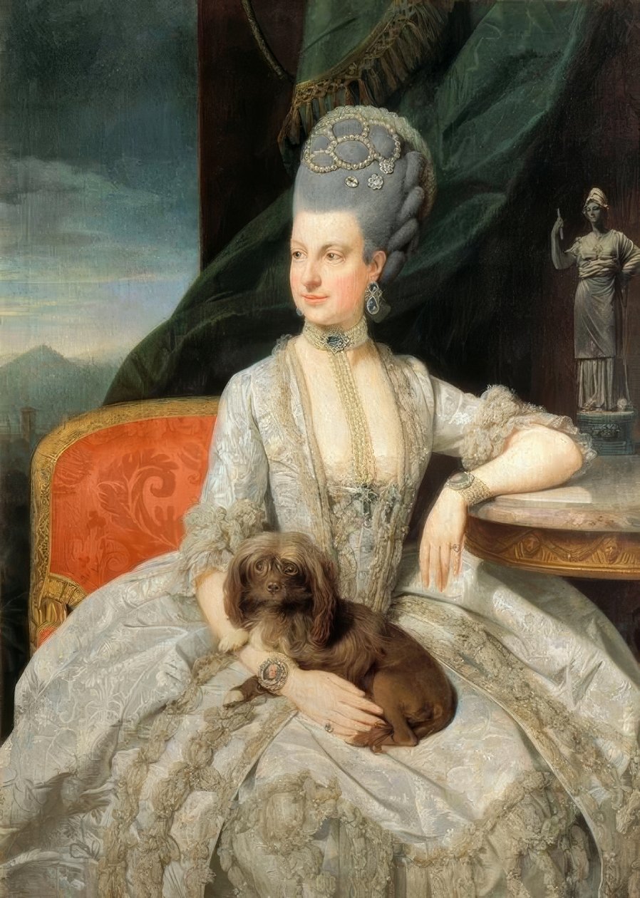 María Cristina de Austria / Zoffani de Johan Joseph Zoffany