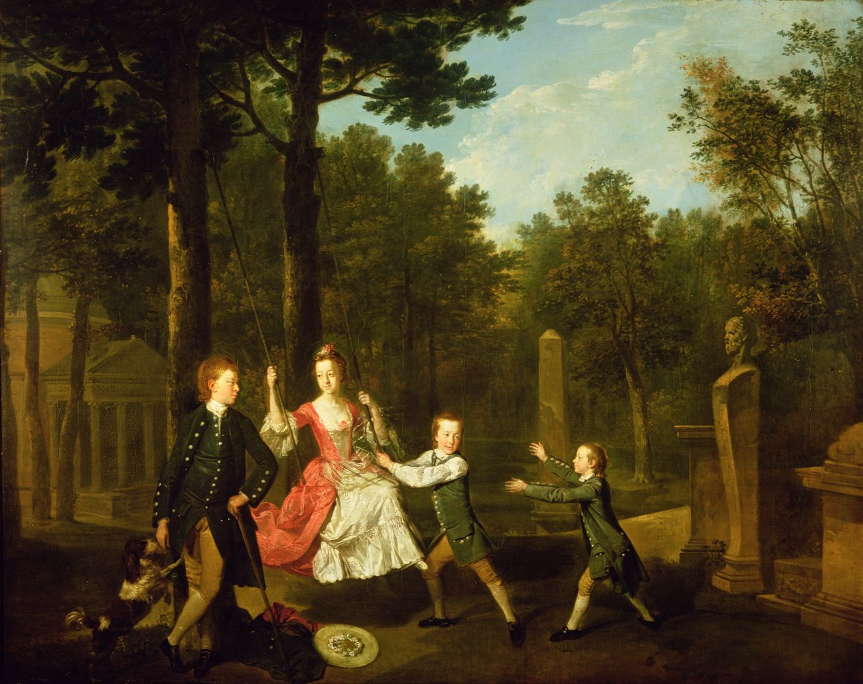 Los hijos del 4º Duque de Devonshire de Johann Zoffany