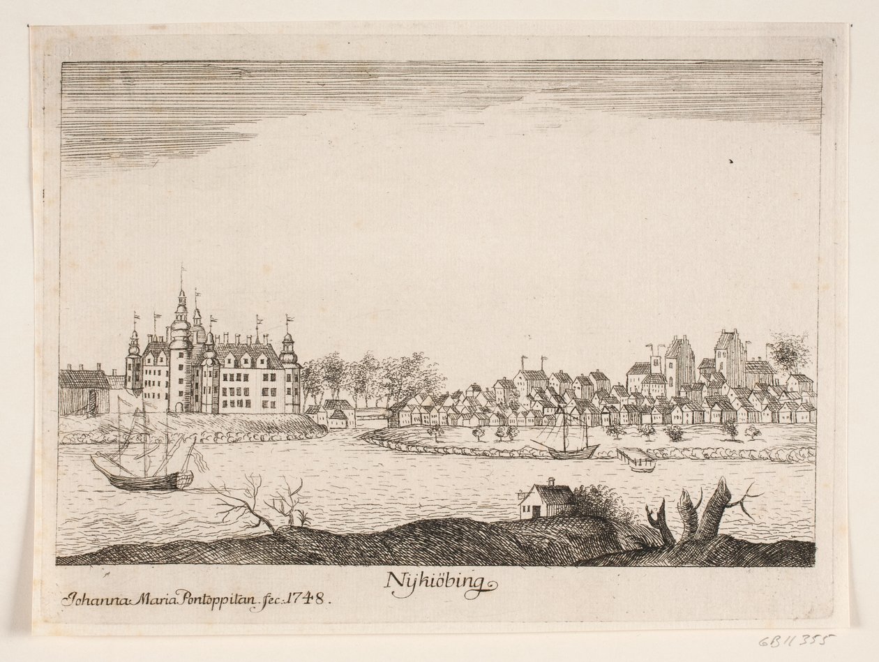 Castillo de Nykøbing, Falster de Johanna Maria Pontoppidan