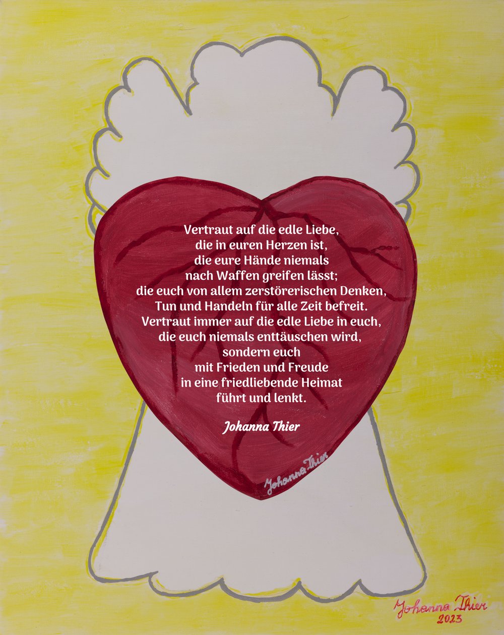 El Ángel de la Paz de Johanna Thier