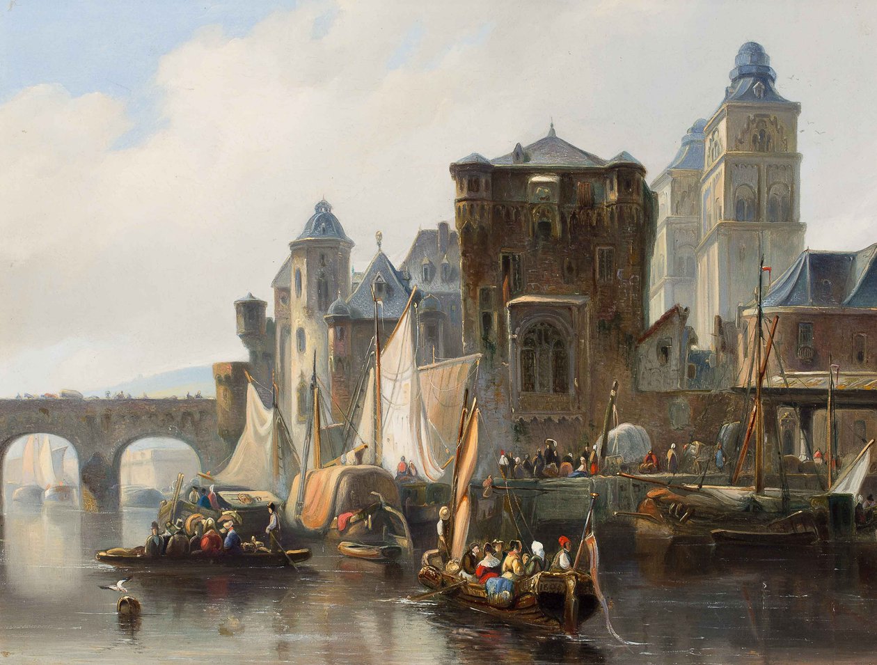 Vista de Coblenza de Johannes Bosboom