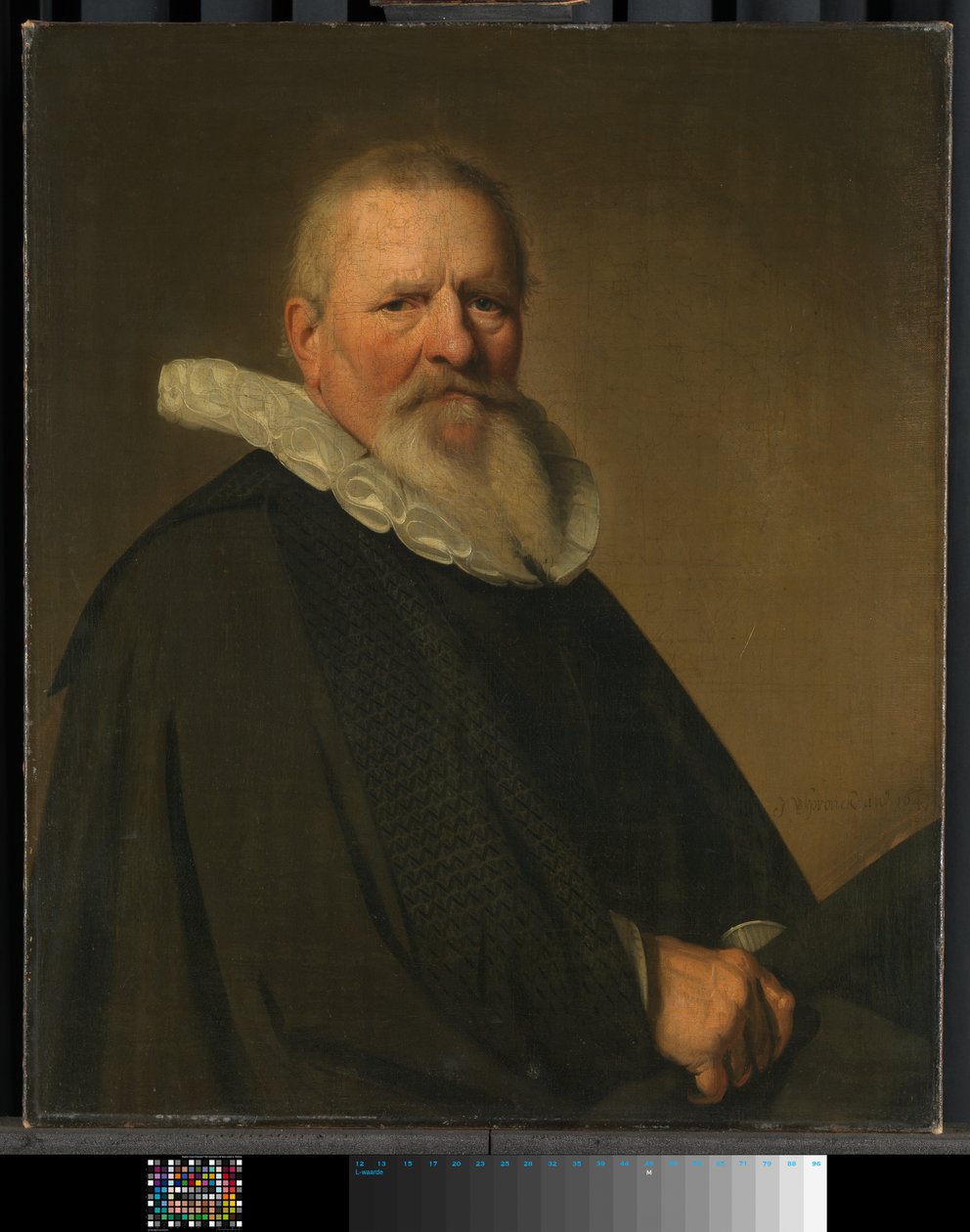 Pieter Jacobsz Schout (1570-1645). Alcalde de Haarlem de Johannes Cornelisz. Verspronck