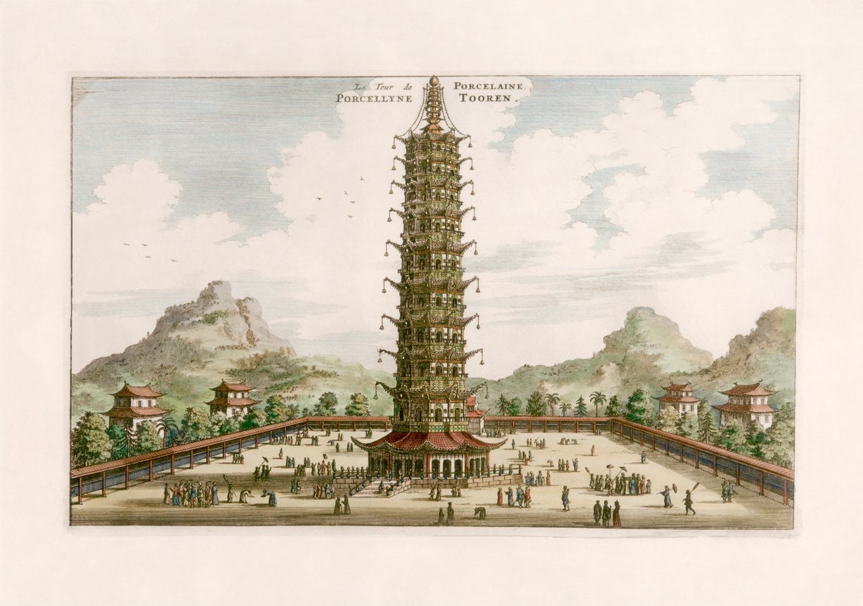 La Torre de Porcelana de Johannes (after) Nieuhof