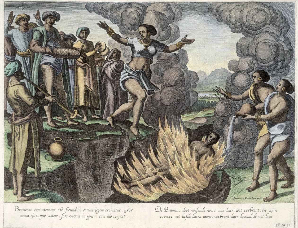 Sati, ilustración de 