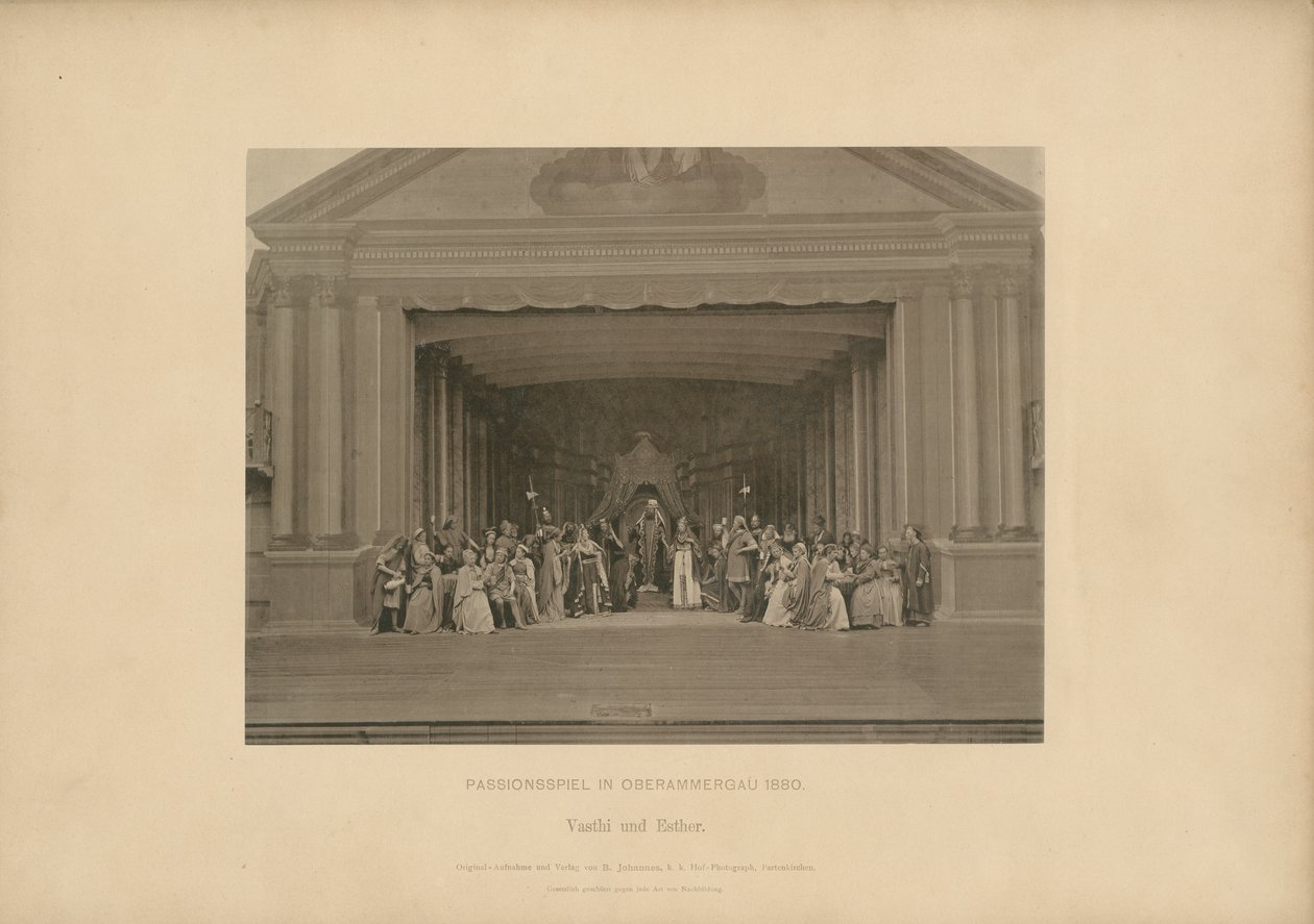 Pasión de Ober-Ammergau - Vasthi y Esther de Johannes Bernhard