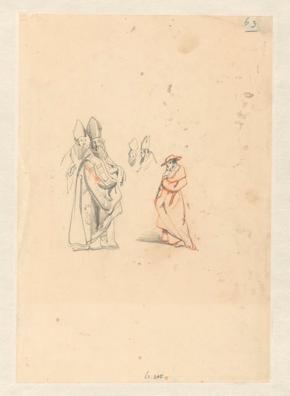 Estudios de obispos y un cardenal de Johannes Bosboom