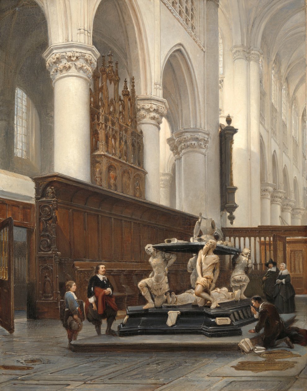 El coro de la iglesia de Nuestra Señora de Breda con la tumba de Engelberto II de Nassau
El coro de la iglesia de Nuestra Señora de Breda con la tumba de Engelberto II de Nassau de Johannes Bosboom