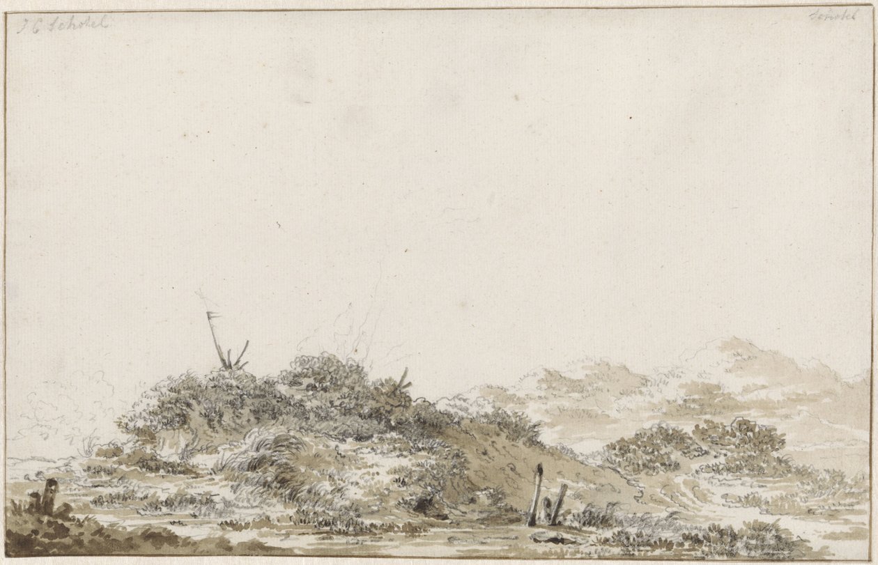 Paisaje de dunas de Johannes Christiaan Schotel