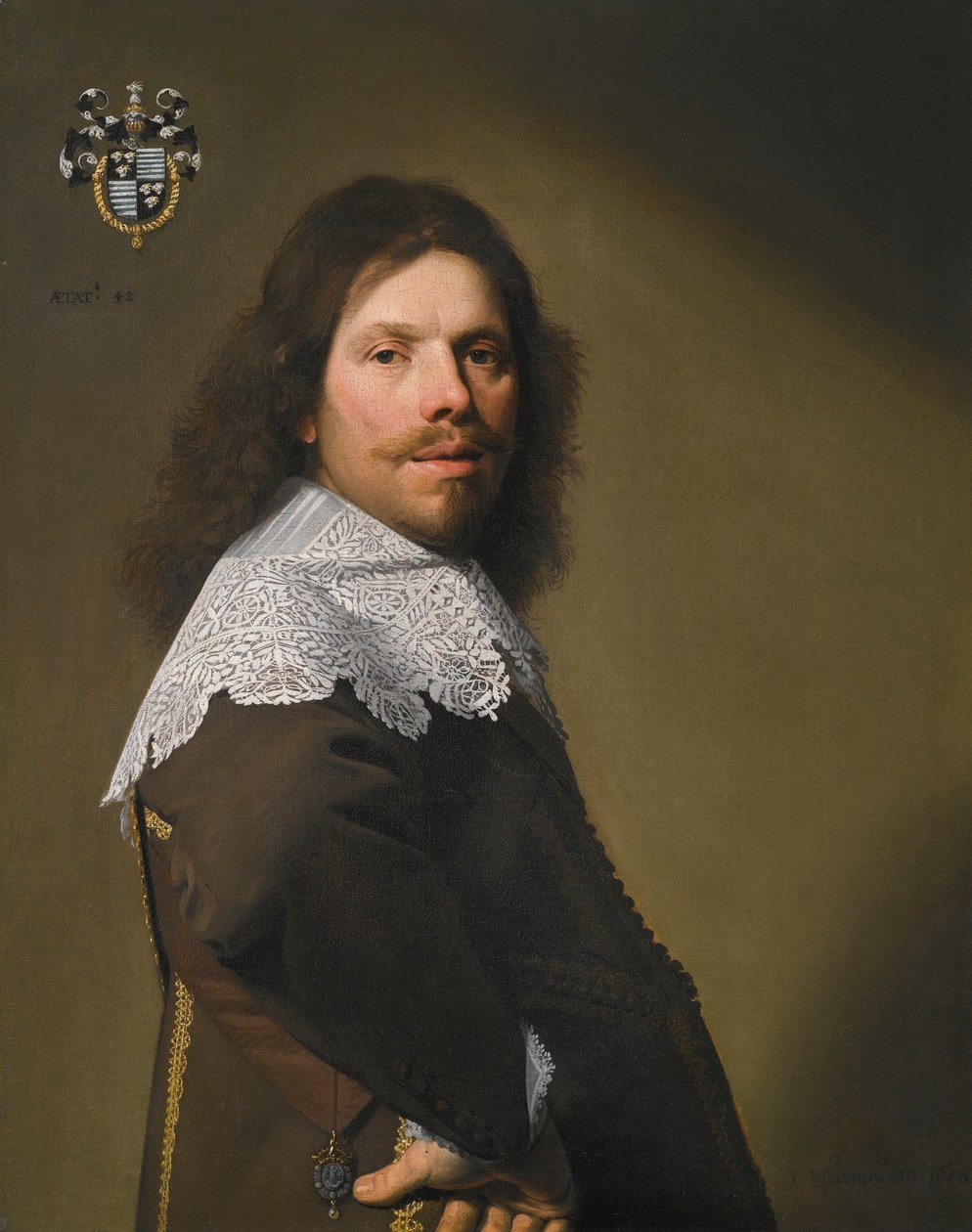 Retrato de Cornelis Montigny de Glarges de Johannes Cornelisz Verspronck