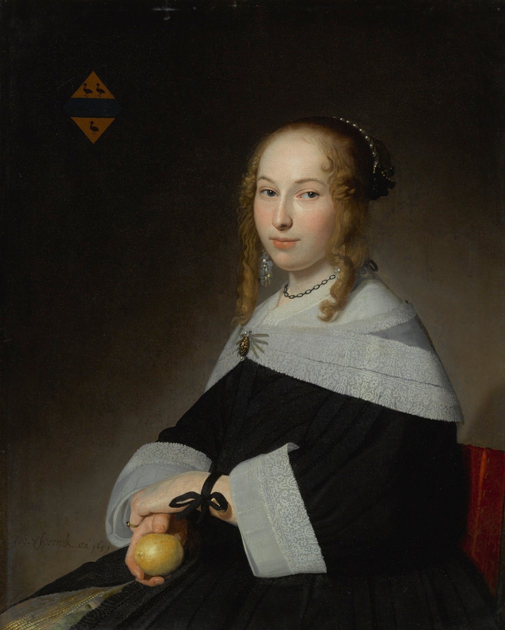 Retrato de Margarita Dicx (1634-1697) de Johannes Cornelisz Verspronck