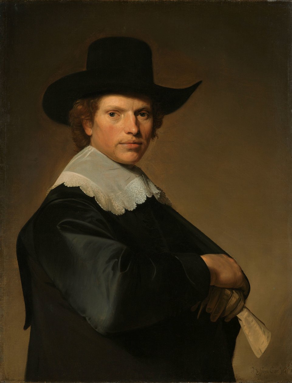 Retrato de un hombre de Johannes Cornelisz. Verspronck