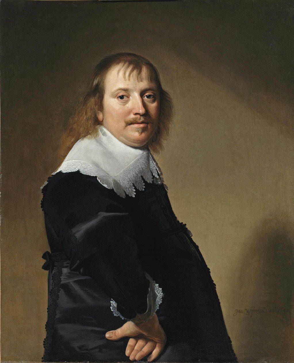 Retrato de un hombre de Johannes Cornelisz Verspronck