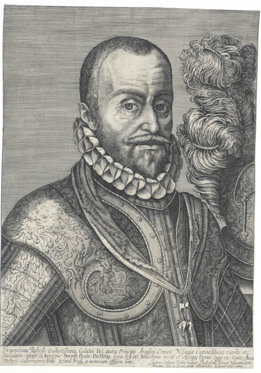 Conde de Holanda Retrato del príncipe Guillermo I de Orange de Johannes Eillarts