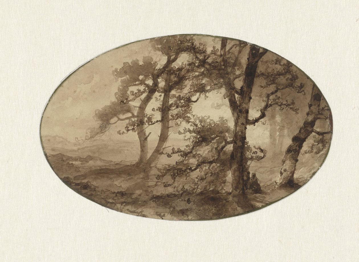 Bosrand de Johannes Franciscus Hoppenbrouwers