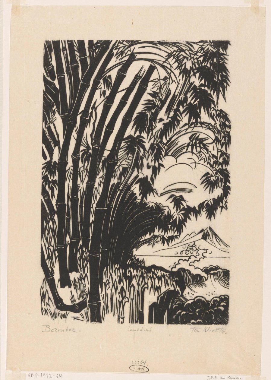 Bamboe (título original del objeto) de Johannes Frederik Engelbert ten Klooster (signed by artist)