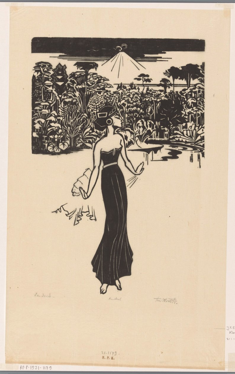 Danseres (título original del objeto) de Johannes Frederik Engelbert ten Klooster (signed by artist)