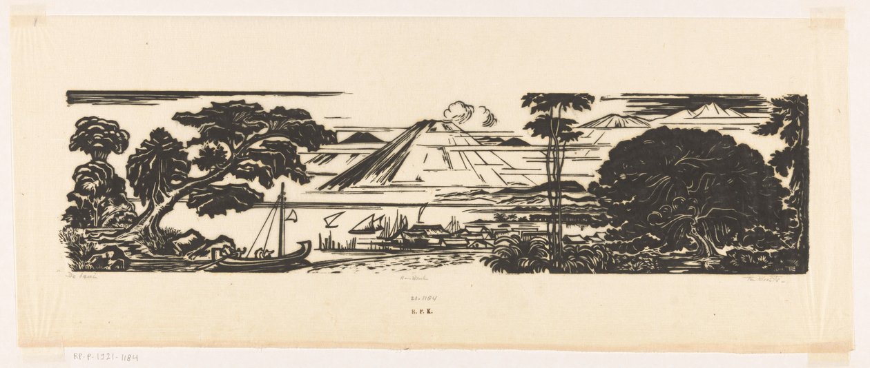 De baai (título original del objeto) de Johannes Frederik Engelbert ten Klooster (signed by artist)