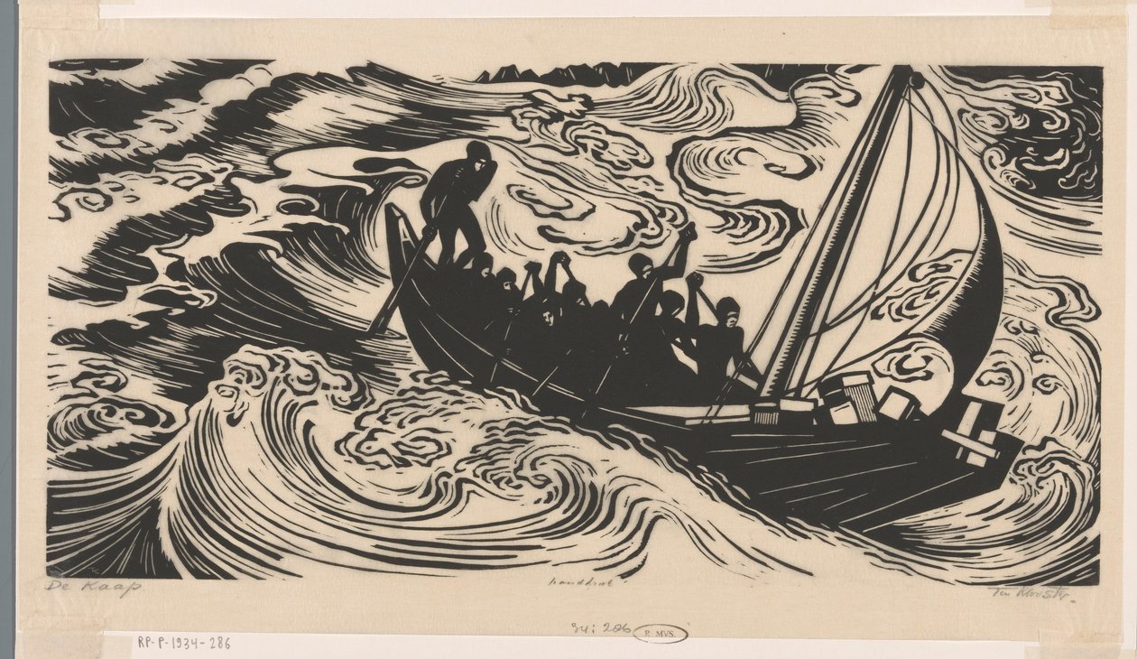 De kaap (título original del objeto) de Johannes Frederik Engelbert ten Klooster (signed by artist)