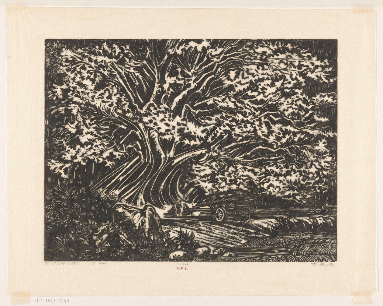 De rustplaats (título original del objeto) de Johannes Frederik Engelbert ten Klooster (signed by artist)