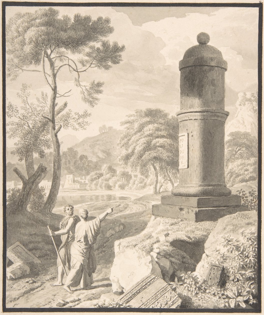 Paisaje arcádico de Johannes Glauber