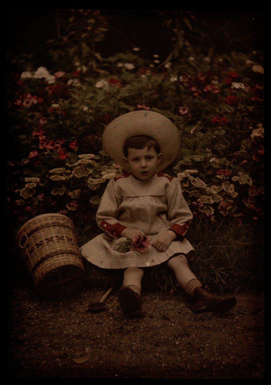 Niño para las flores de Johannes Hendrikus Antonius Maria Lutz