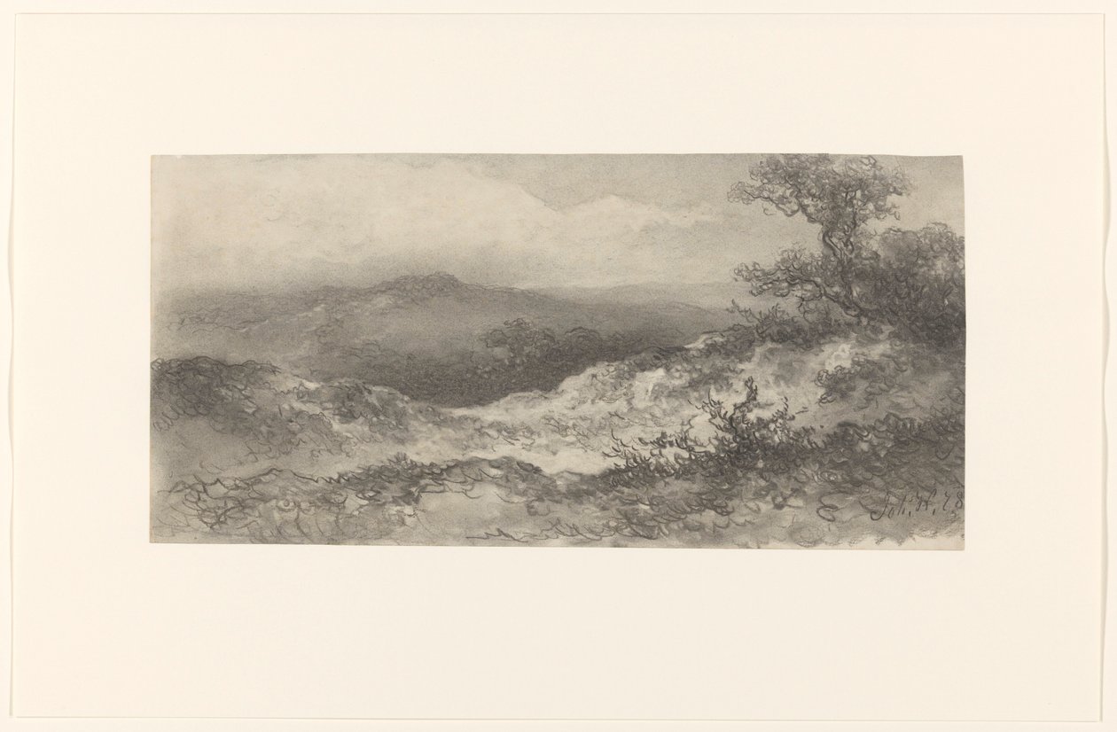 Paisaje de dunas de Johannes Hilverdink