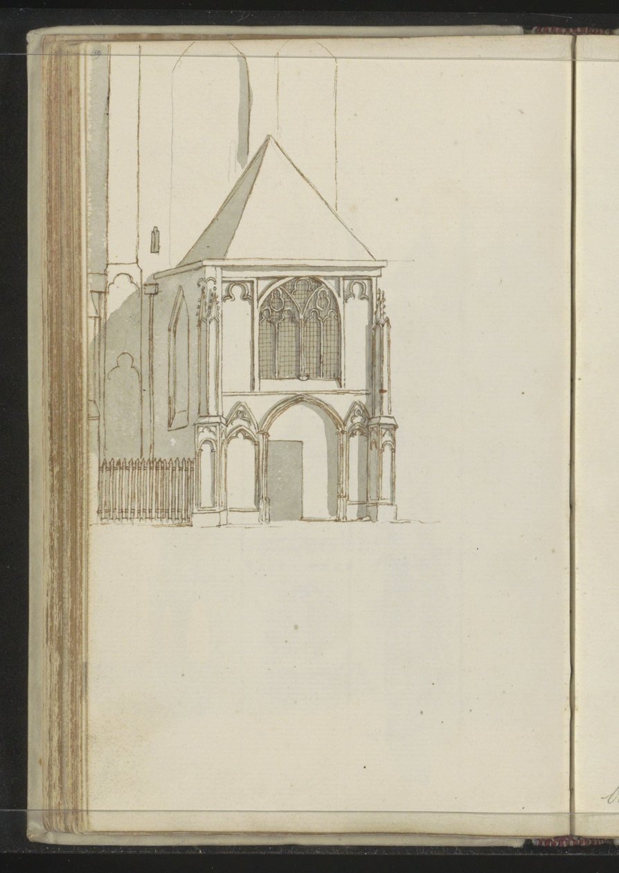 Iglesia vieja en Delft de Johannes Huibert Prins