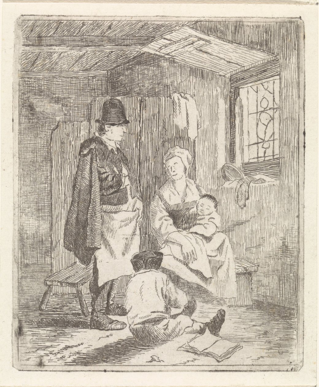 familia en interior de Johannes Janson (possibly)