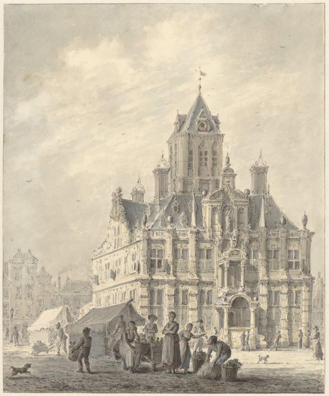 Ayuntamiento de Delft de Johannes Jelgerhuis