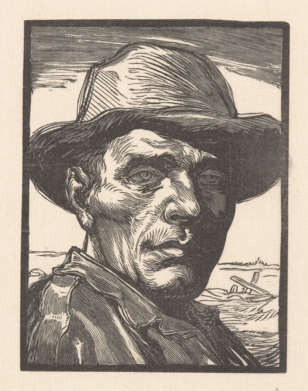 Retrato de un hombre desconocido de Johannes Josephus Aarts (signed by artist)