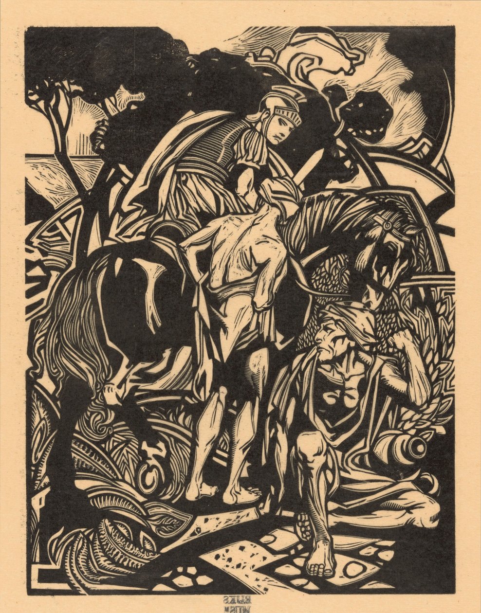 Jinete romano a caballo de Johannes Josephus Aarts