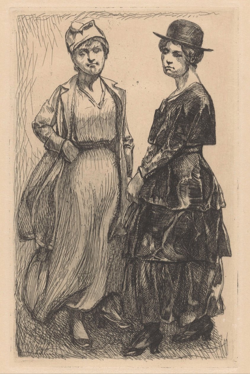 Dos mujeres de Johannes Josephus Aarts