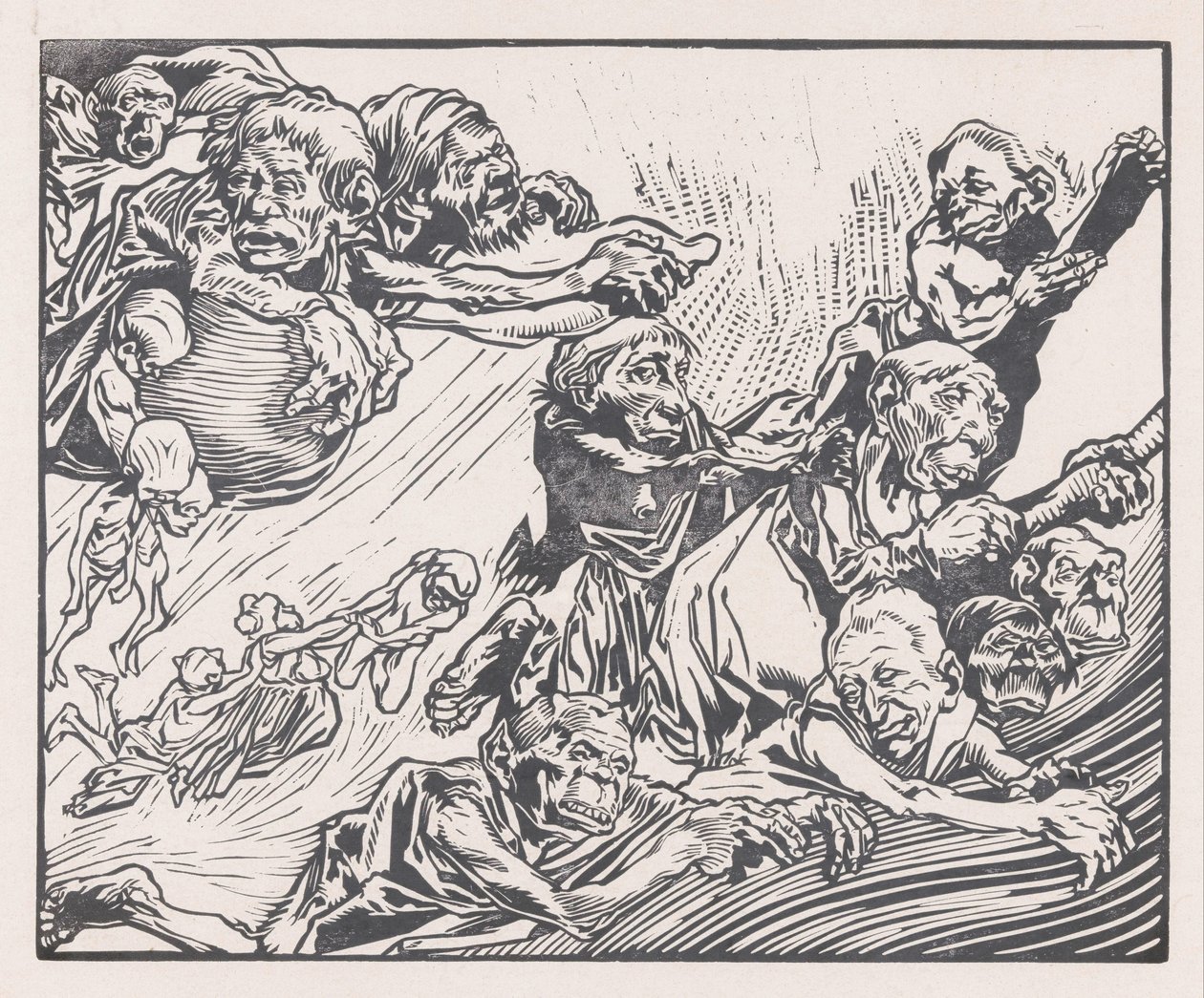Criaturas fantásticas flotantes de Johannes Josephus Aarts