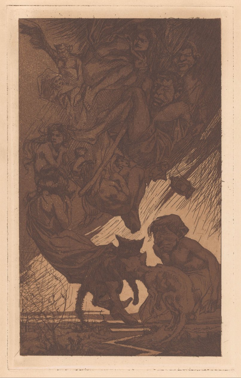 Personas flotantes, criaturas fantásticas y gatos de Johannes Josephus Aarts