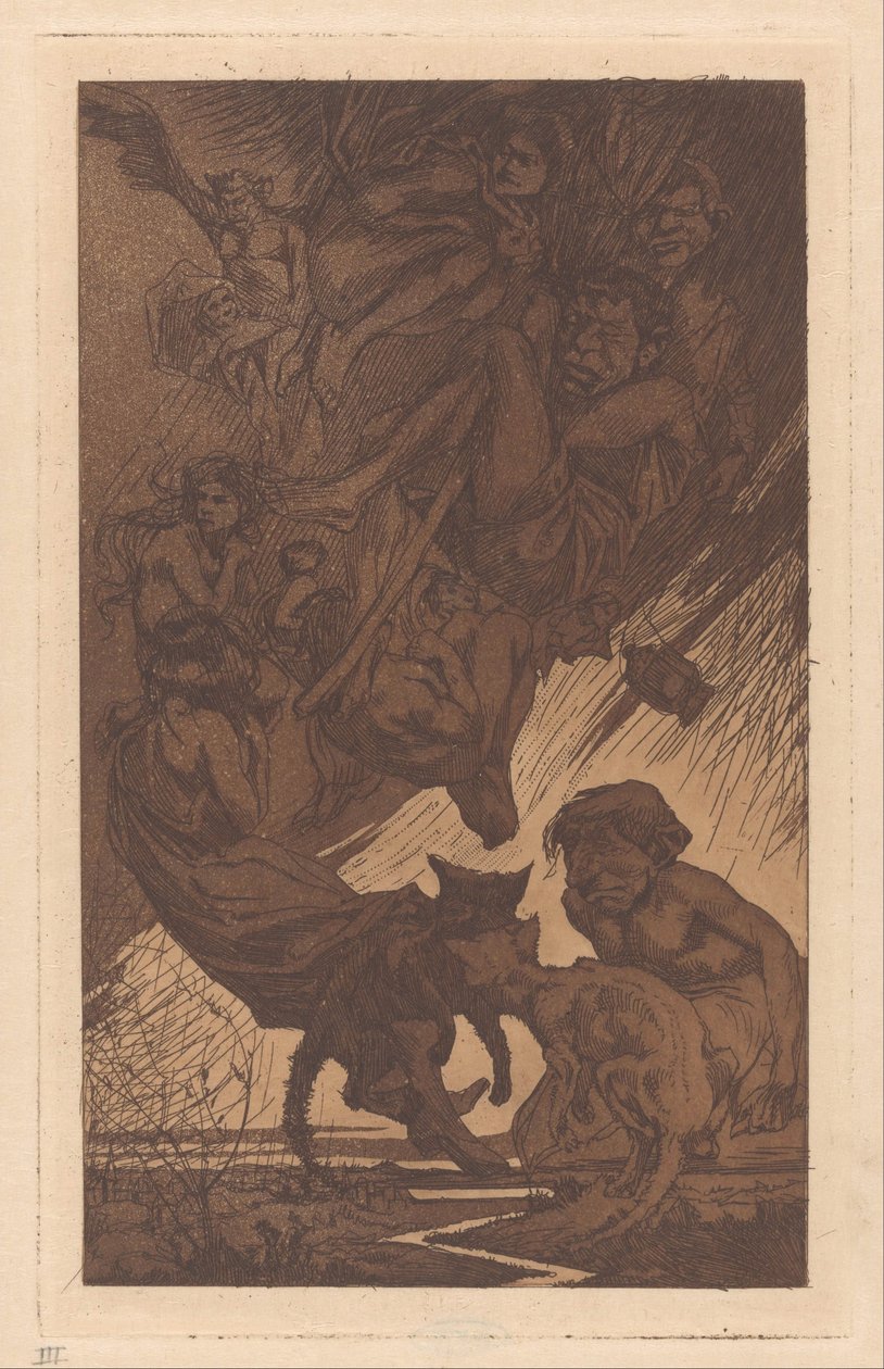 Personas flotantes, criaturas fantásticas y gatos de Johannes Josephus Aarts