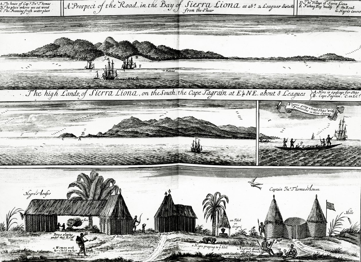 Una perspectiva del camino en la bahía de Sierra Liona, una ilustración del vol.5 de 