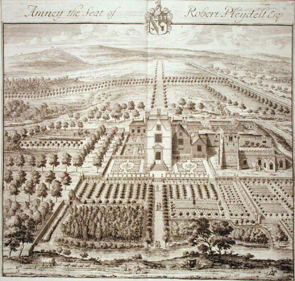 Amney, la residencia de Robert Pleydell, Esq. de Johannes Kip