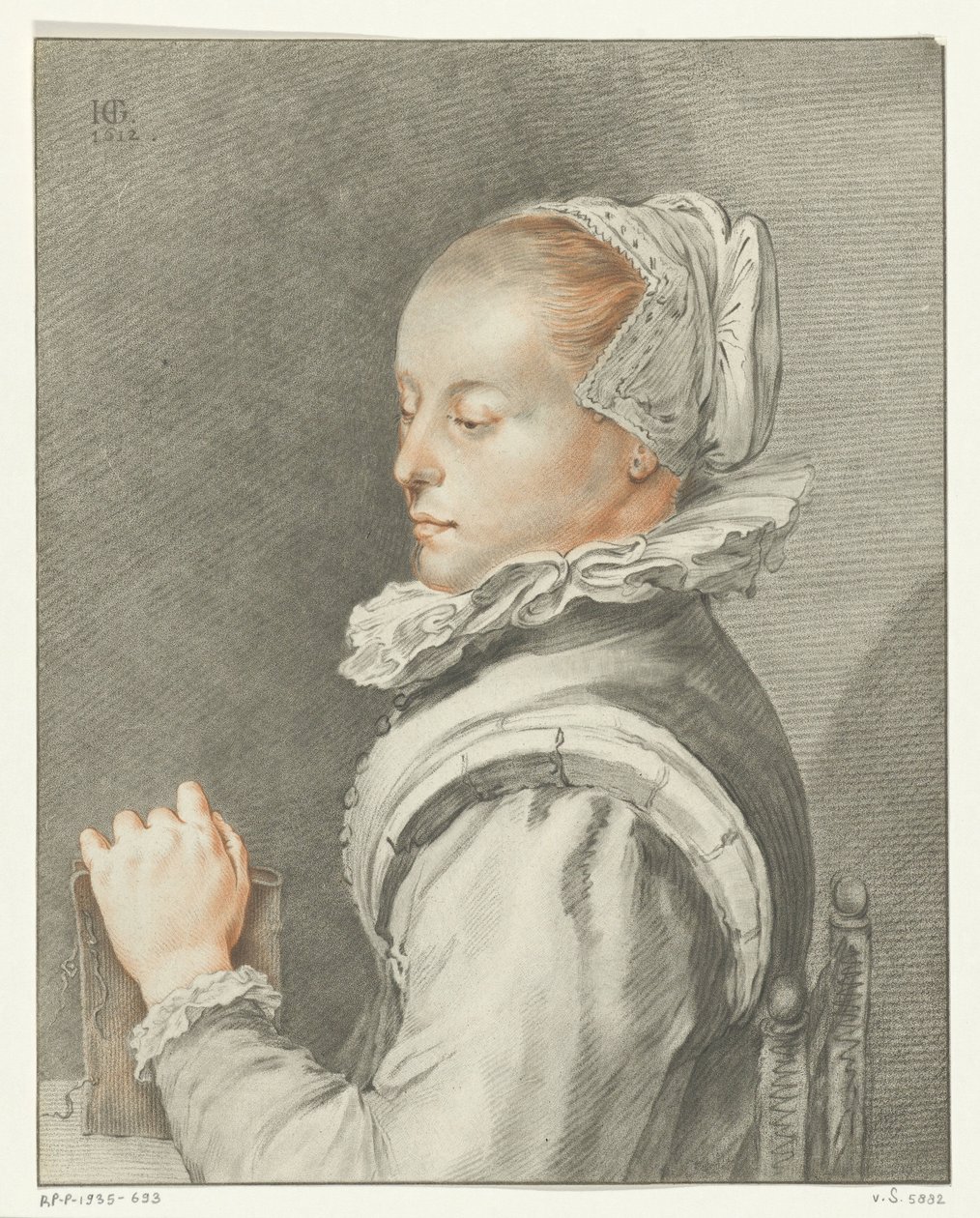 Retrato de una mujer joven de Johannes Kornlein