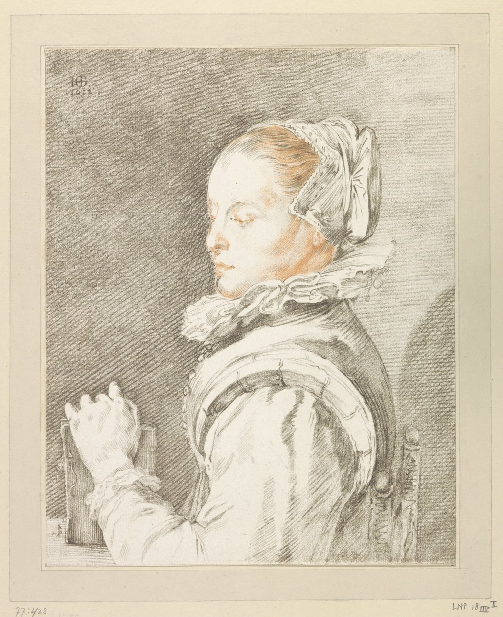 Retrato de una mujer joven de Johannes Kornlein