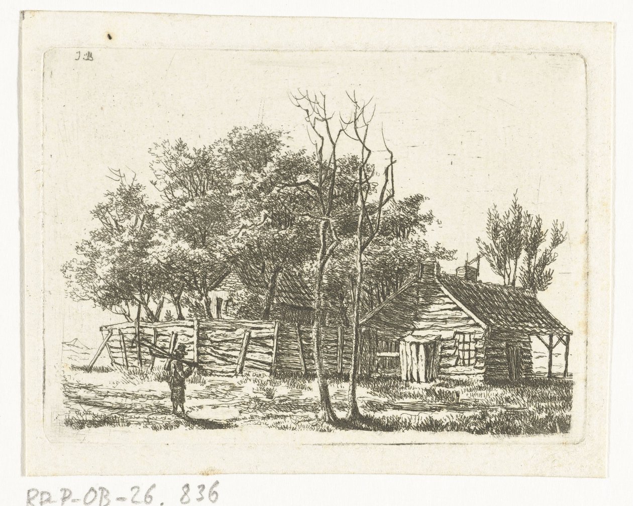 Bodega de hielo en la Puerta de Utrecht de Johannes Ludovicus van den Bos