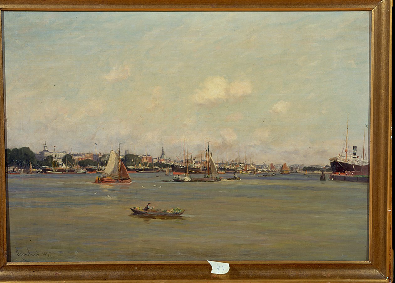 Puerto en Róterdam de Johannes Martin Grimelund