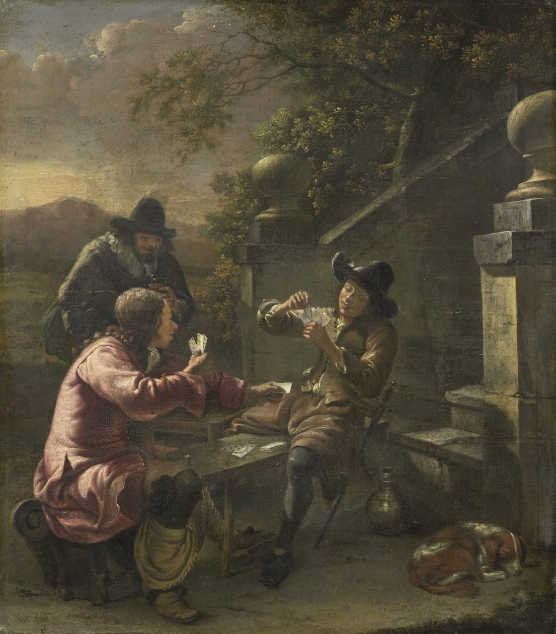 Los jugadores de cartas de Johannes Natus