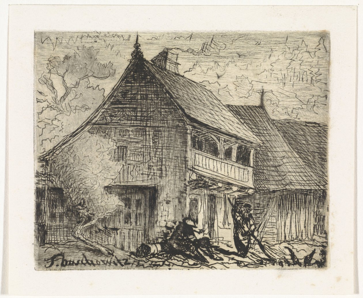 Cabaña en Auschwitz en Bohemia de Johannes Tavenraat