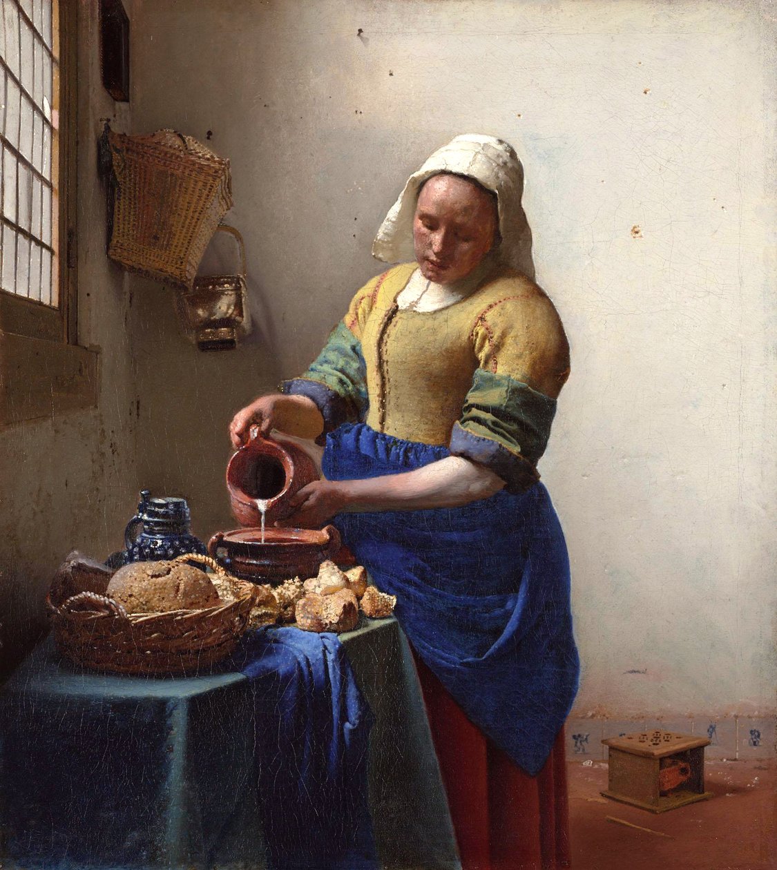 Árabe:  La lechera de Johannes Vermeer