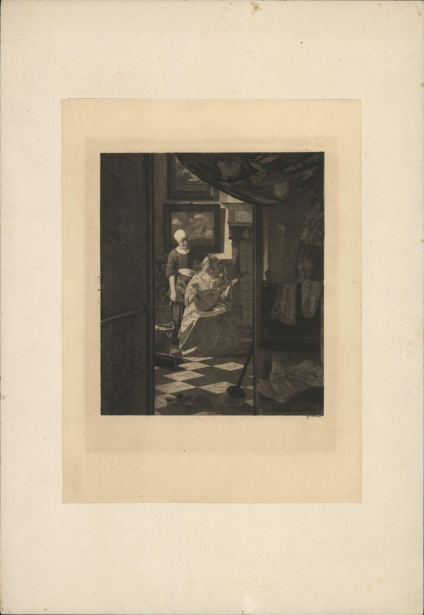 La carta de amor de Johannes Vermeer