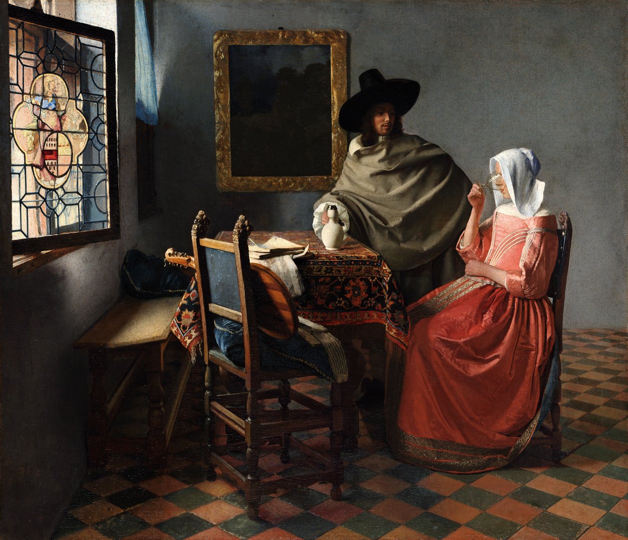 La copa de vino de Johannes Vermeer