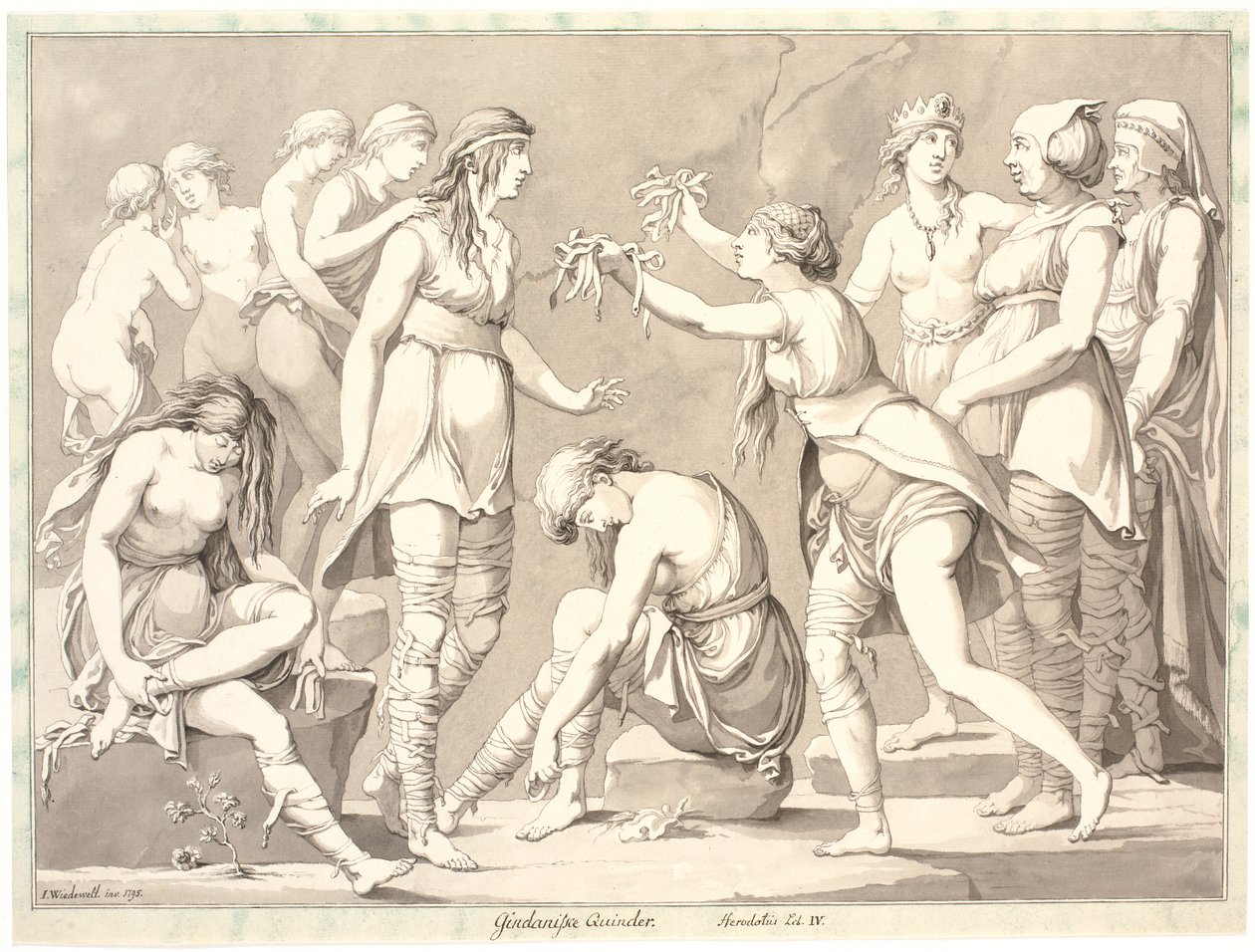 "Gindanische Quinder. Herodotius Lib. IV" de Johannes Wiedewelt