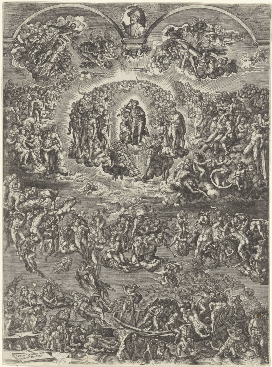 juicio final de Johannes Wierix