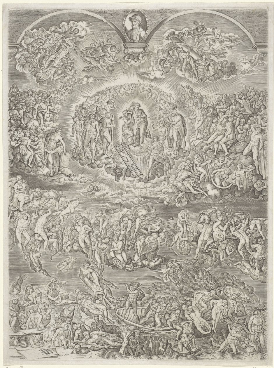 juicio final de Johannes Wierix